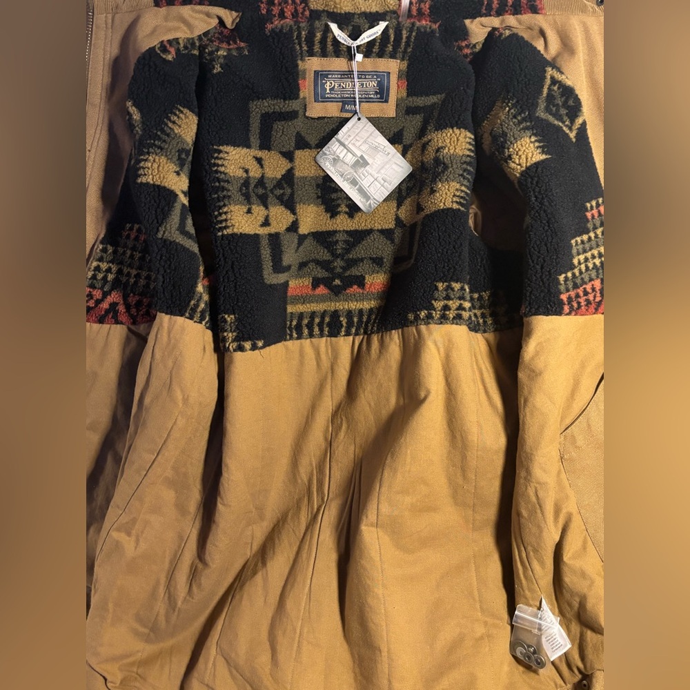 Pendleton Women's Marias Canvas Cord Trim Parka (NWT) - Picture 11 of 15